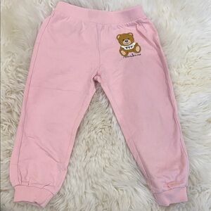 Moschino Pink Teddy Bear Kids Joggers 18-24 months